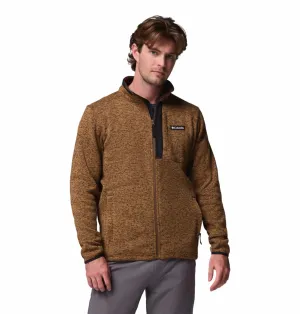 Columbia Men Brown Sweater Weather Jacket Raglan Sleeve Active Comfort