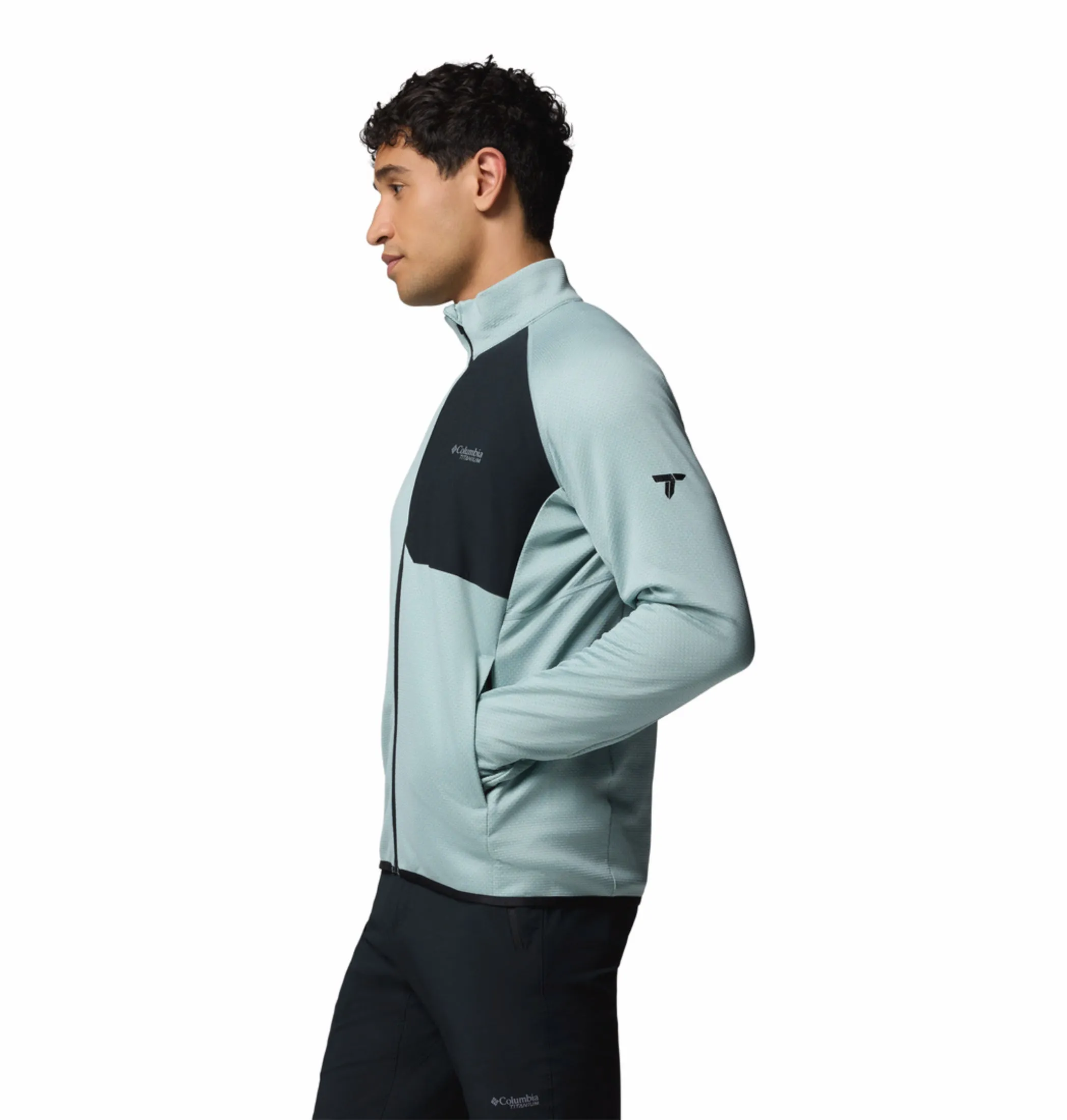 Lightweight Wear Cozy Touch Columbia Men Blue OmniWick Triple Canyon Grid II Fleece Jacket