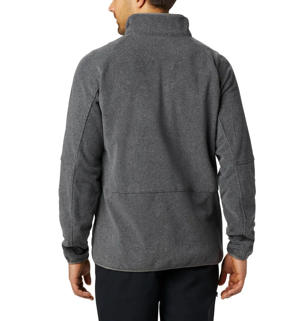 Columbia Men Grey Basin Trail Fleece Full Zip Essential Style