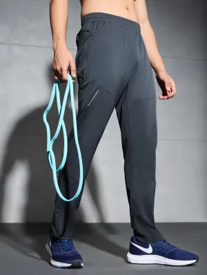Men Solid Regular Fit Trackpants with TS FLEXI Running Capri Relaxed Design