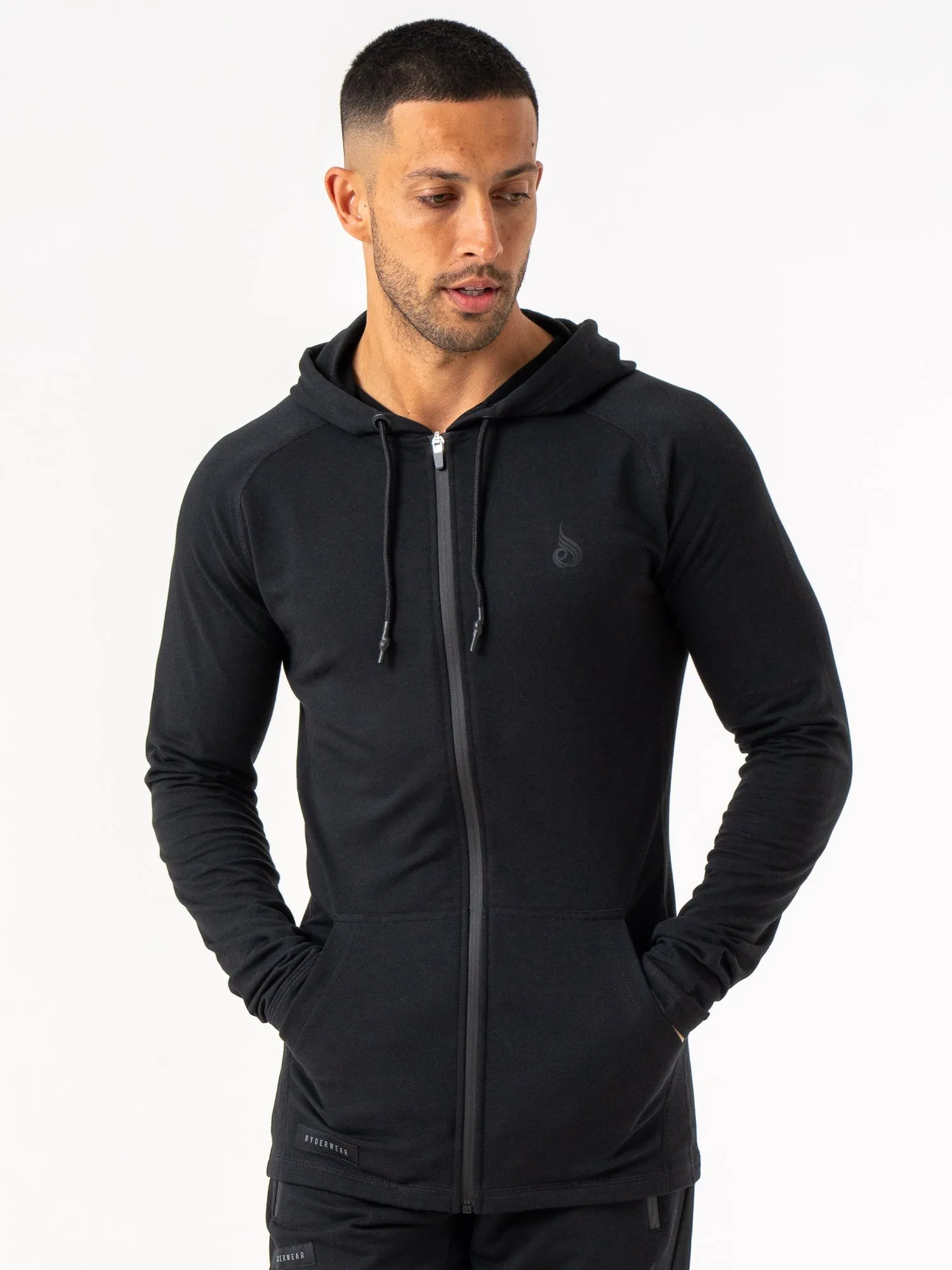 Weekend Layer Endurance Zip Up Jacket - Black