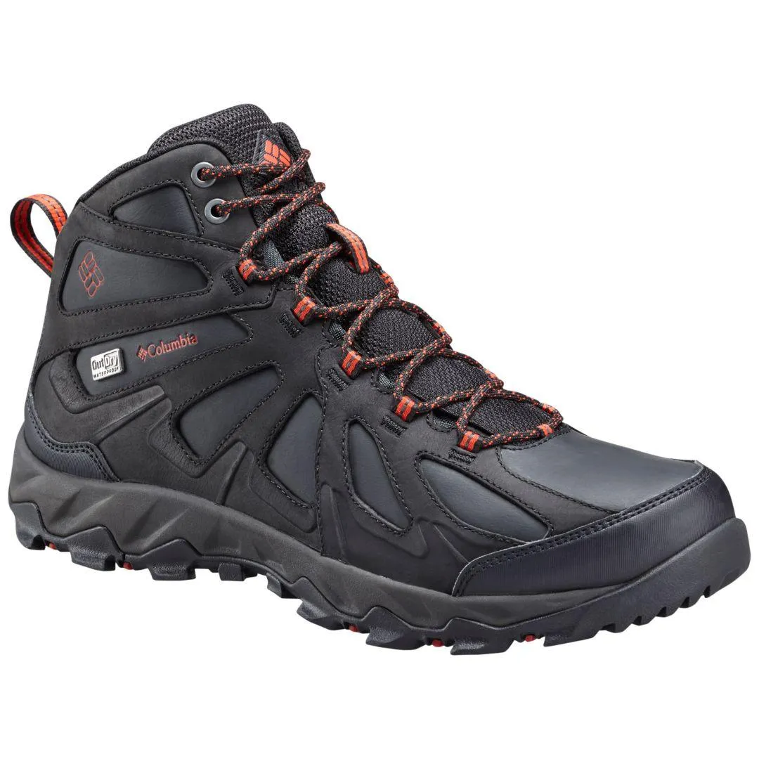 Endurance Gear Supportive Fit Columbia Men Black PEAKFREAK XCRSN II MID LEATHER OUTDRY