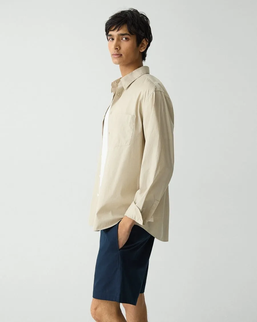 Theory Weekend Shirt - Earl Grey All-Occasion Club Mode