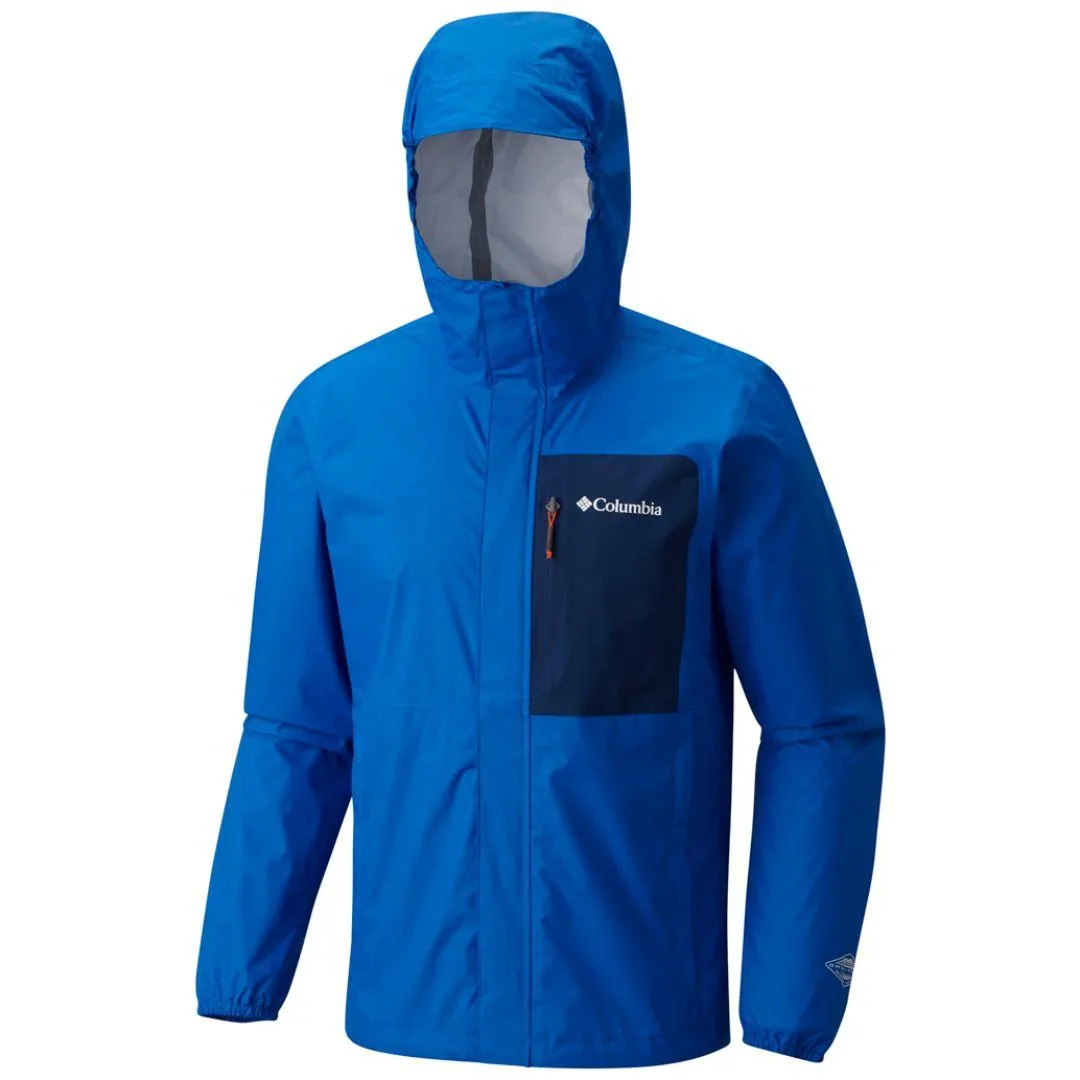 Columbia Men Blue Summit Sleeker Shell Waterproof Polyfill Layer Integration
