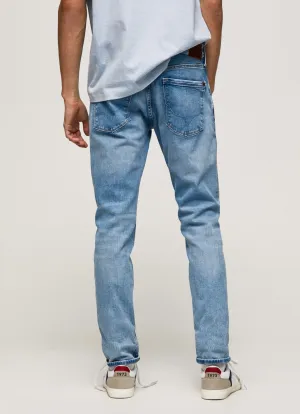 Simple clothing Loose Textured Travel Outfit Pepe Jeans pantalone Jeans da uomo Regular Fit Stanley PM206326VT6 denim