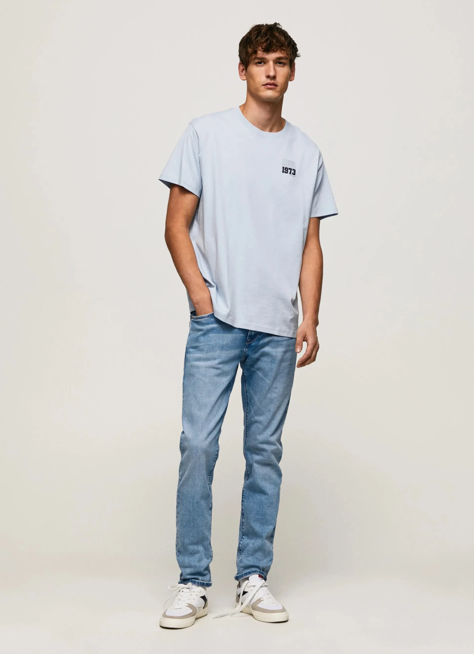 Pepe Jeans pantalone Jeans da uomo Regular Fit Stanley PM206326VT6 denim Go Out Style