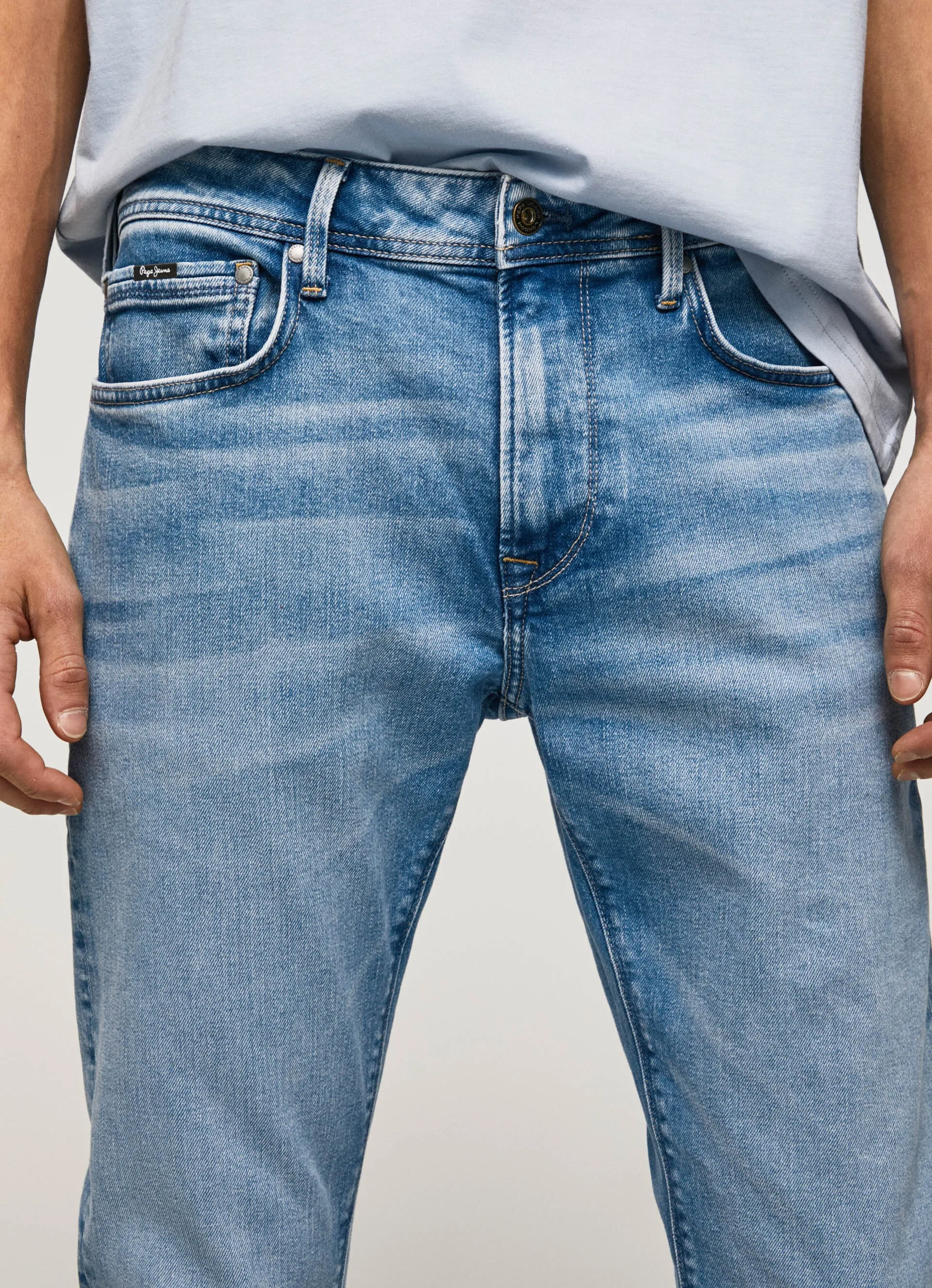 Pepe Jeans pantalone Jeans da uomo Regular Fit Stanley PM206326VT6 denim Outerwear Friendly