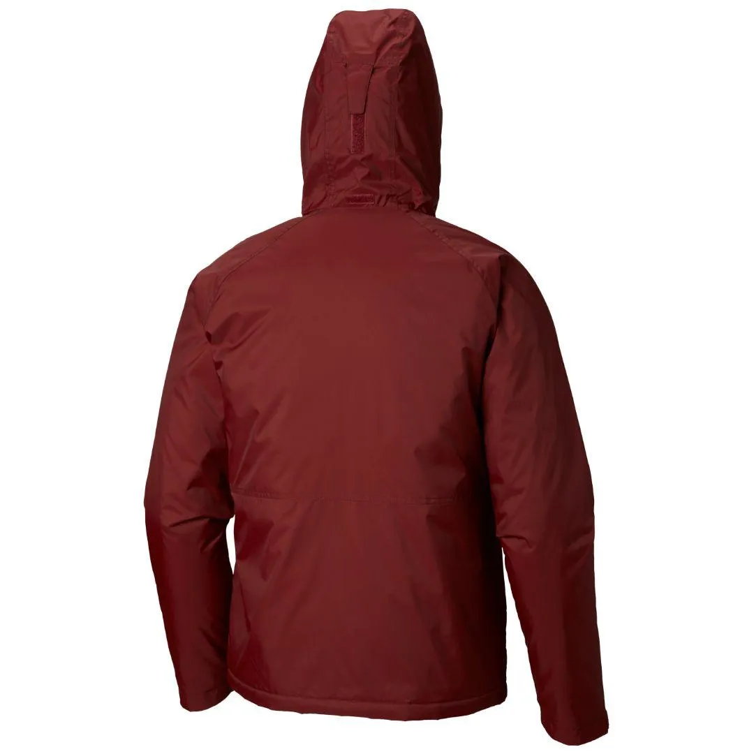 Columbia Men Red Falmouth Insulated Jacket Opinion Storm Fit