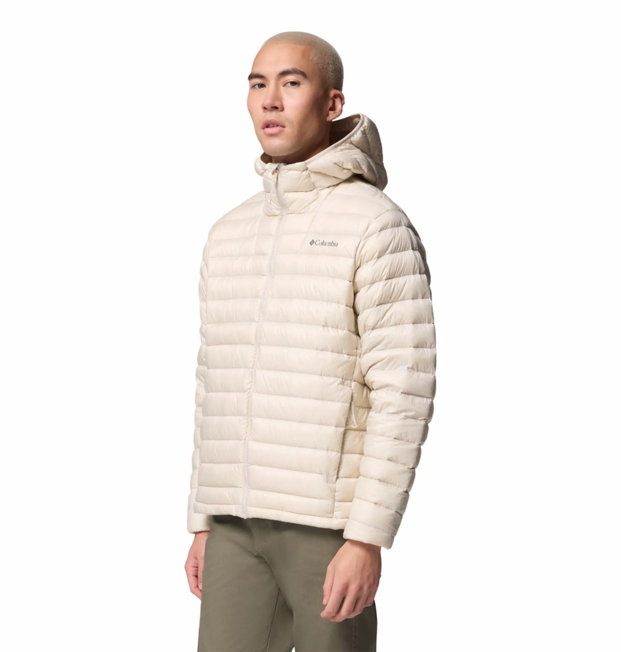Circulate Columbia Men Beige OmniShield Corelite Down Jacket