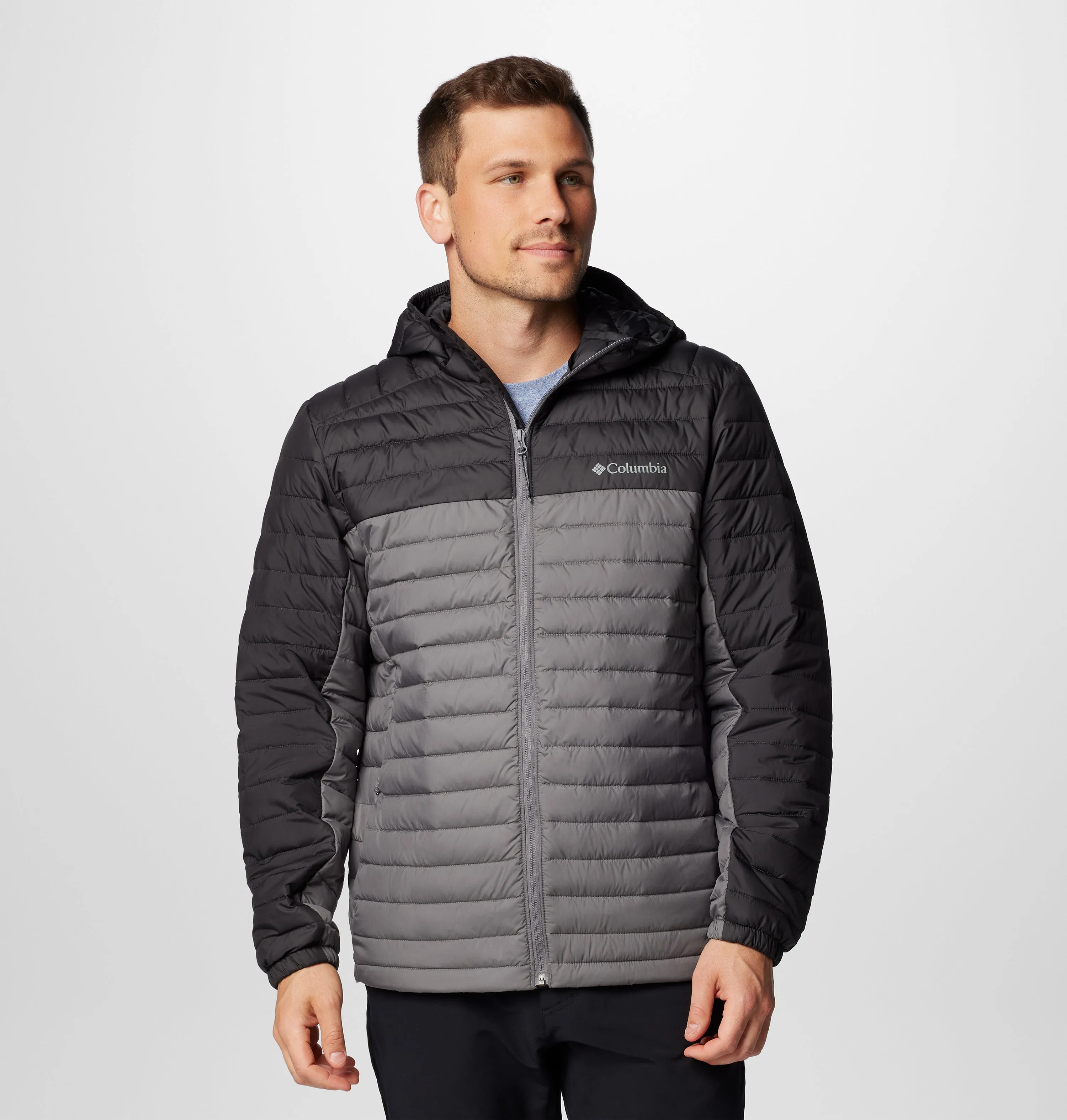 anniversary Columbia Men Grey Silver Falls II Hooded Jacket