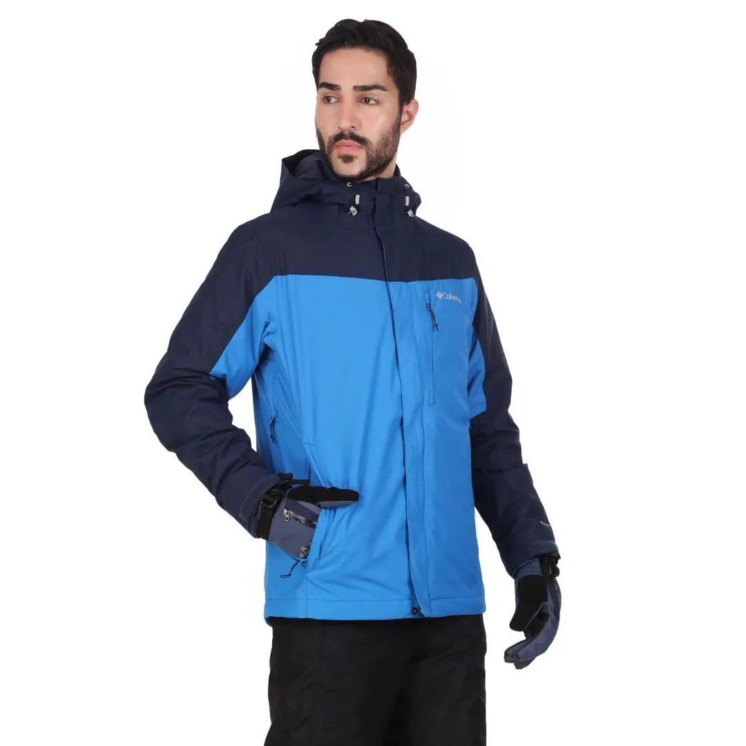 Columbia Men Blue Whirlibird IV Interchange Jacket Opportunity Triumph