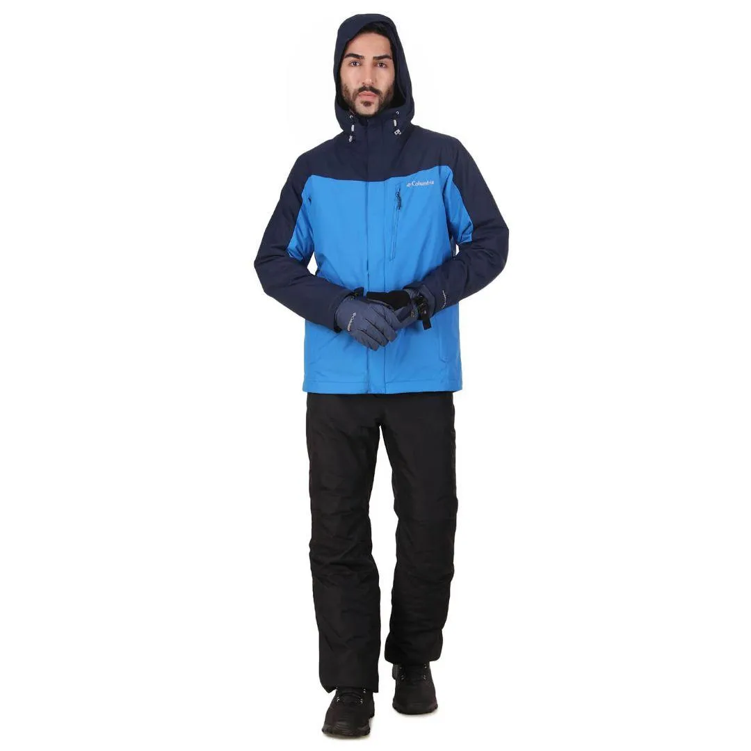 Columbia Men Blue Whirlibird IV Interchange Jacket Compact Packable Design Chilly Air