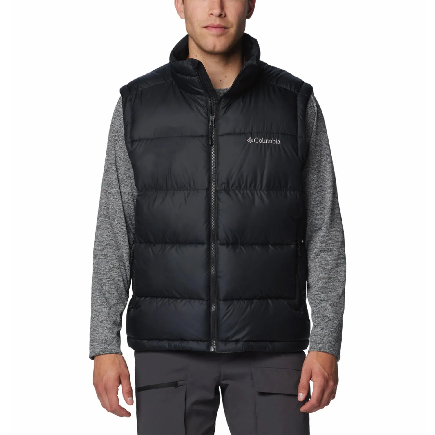 Columbia Men Black Pike Lake II Vest Sports Wear