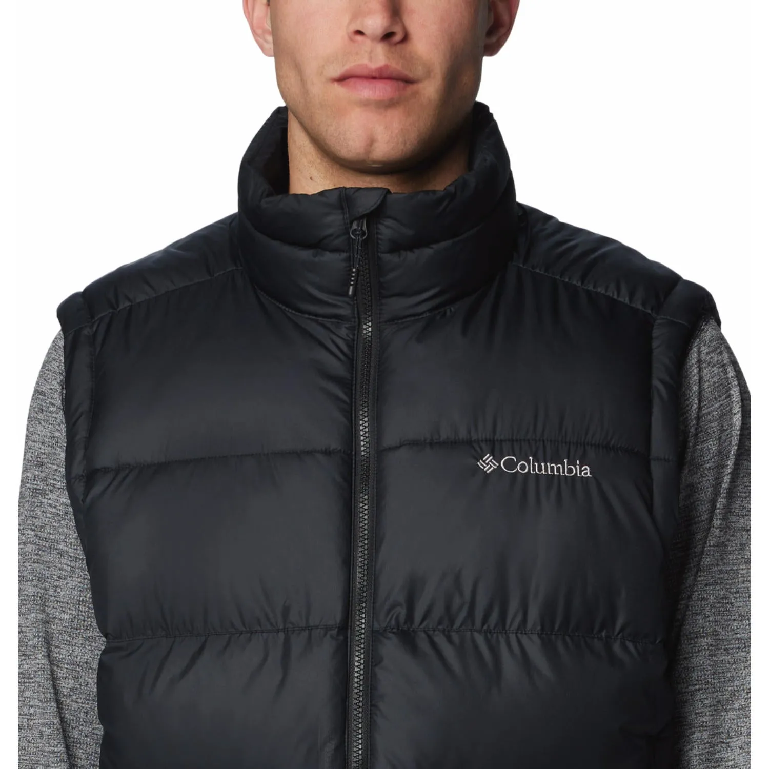 Layered Hemline Passion Columbia Men Black Pike Lake II Vest