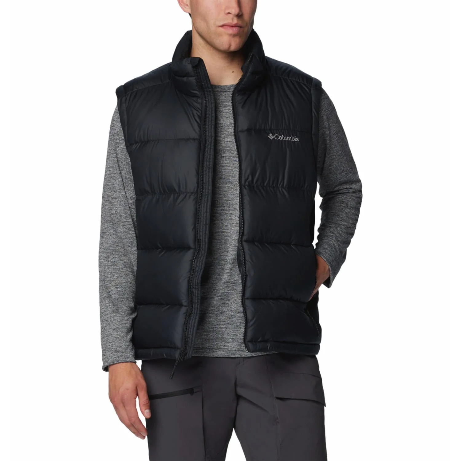 Moisture wicking standard fit Columbia Men Black Pike Lake II Vest
