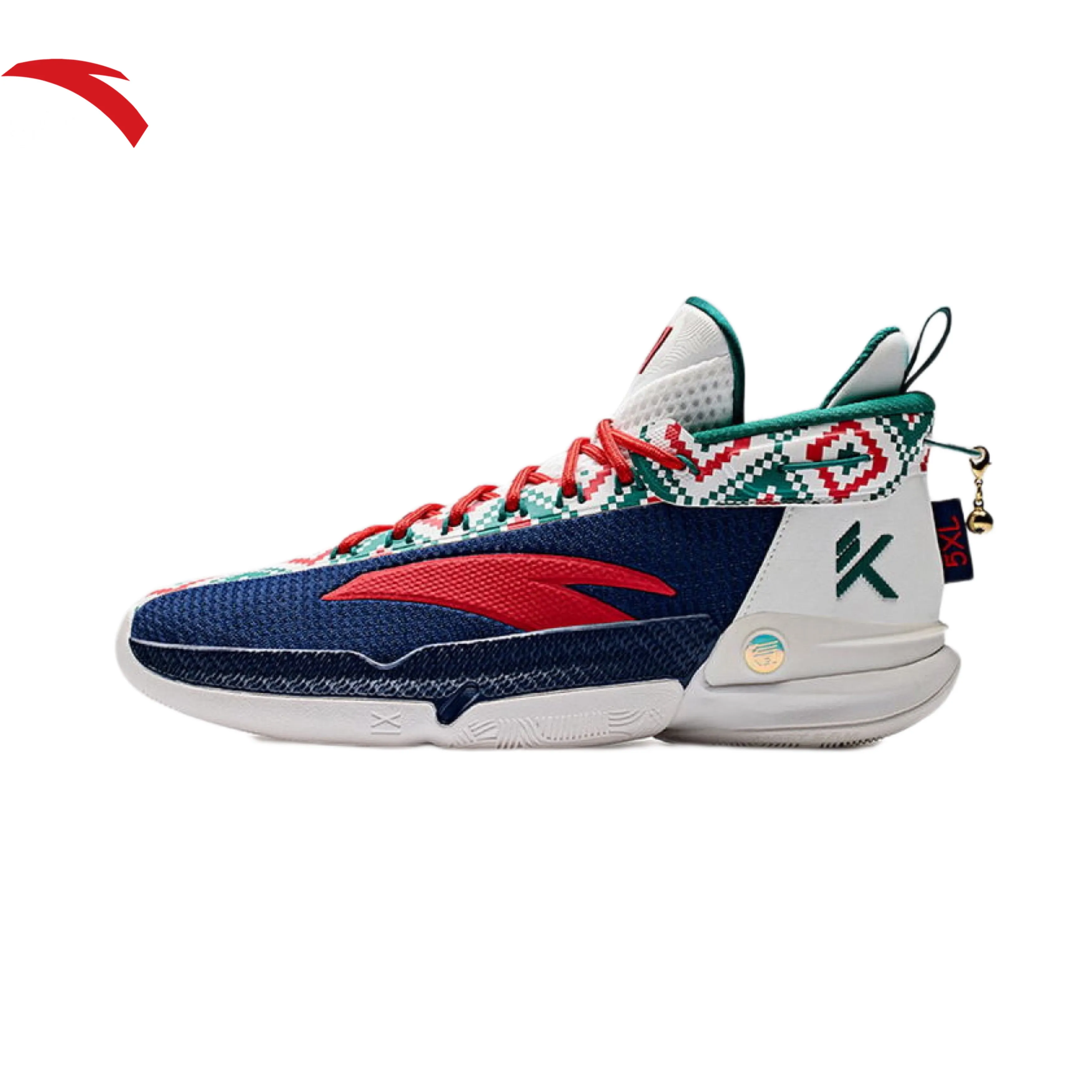 Shock Absorption Midsole ANTA Klay Thompson KT9 Christmas Basketball Shoes