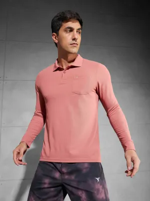 Men Solid Slim Fit Polo T-shirt with MATPIQ Everyday Essential Classic Top