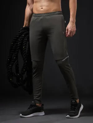 Casual Design Men Solid Slim Fit Trackpants with TECHNO DRY