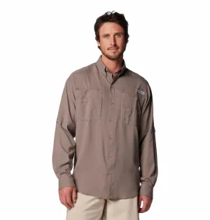 Columbia Men Brown Tamiami II LS Shirt (Sun Protection) Smart Casual Casual Trend