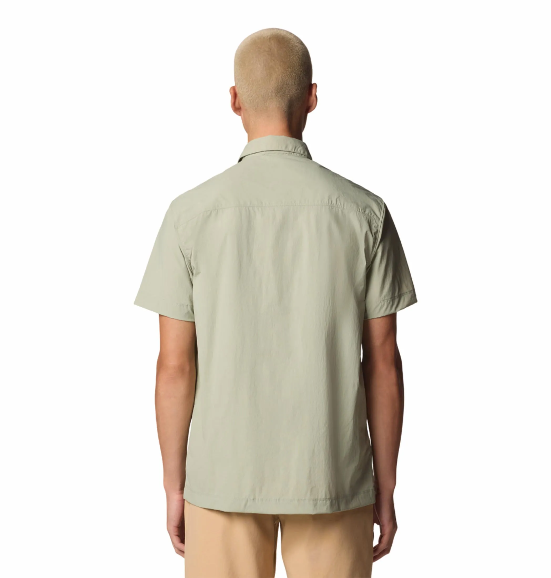 Columbia Men Green Black Mesa Utility SS Shirt Easy Outfit QuickDrying
