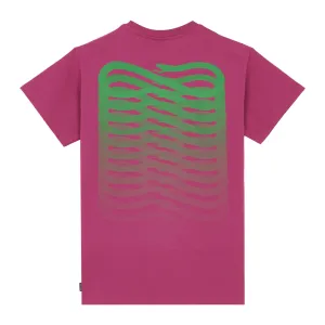 Modern Layer Sporty Layer Look Propaganda maglietta manica corta da uomo Ribs 23SSPRTS692 viola