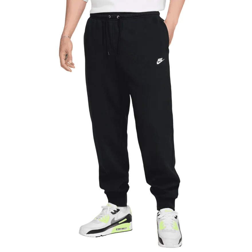 ElasticFreeCuffs Nike FN3787-010 - Pantaloni Jogger Club Uomo in Fleece Nero