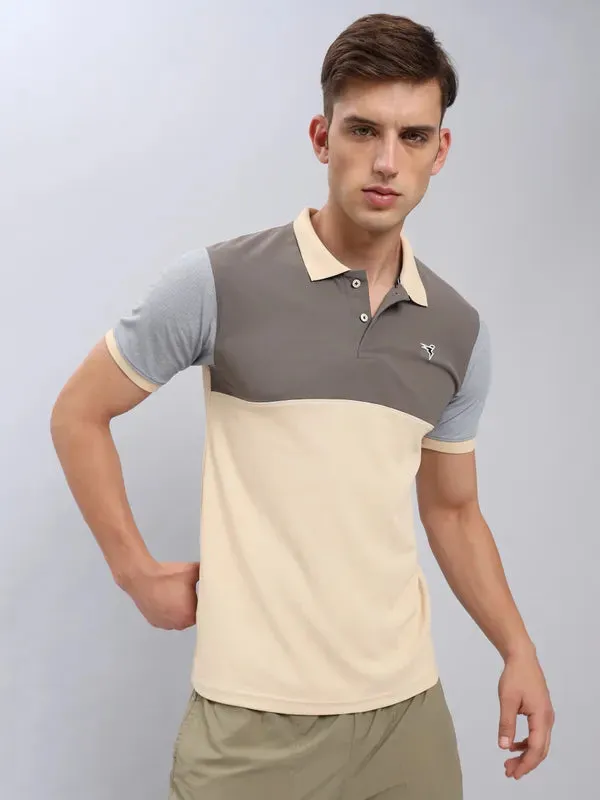 cotton shirt Light Flex Men Colorblock Slim Fit Polo T-shirt with MATPIQ