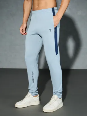 Men Solid Slim Fit Trackpants with TECHNO DRY Compression Fit Optimization
