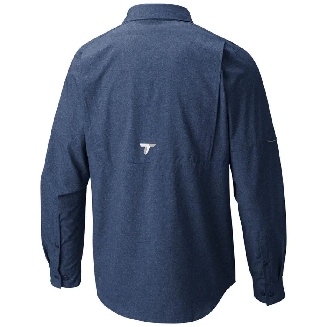 Basic Wear Columbia Men Blue Irico Mens Long Sleeve Shirt