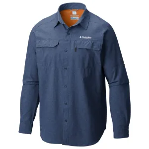 Lightweight Jacket Columbia Men Blue Irico Mens Long Sleeve Shirt