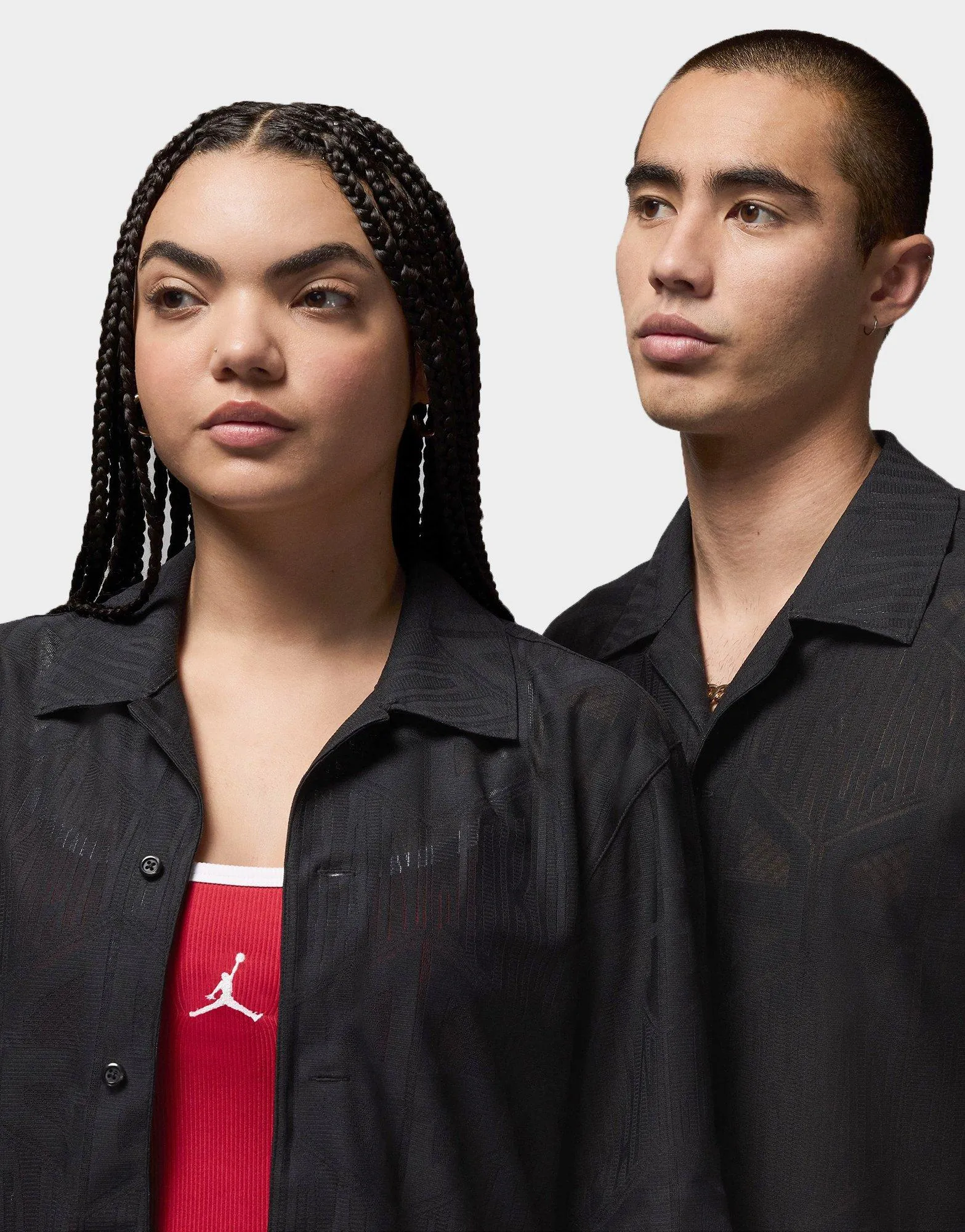 Short-Sleeve Knit Top (Unisex) Breathable mesh panel