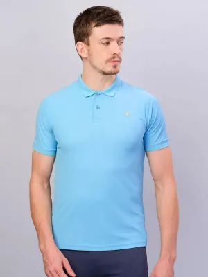 Professional Style Men Solid Slim Fit Polo T-shirt with MATPIQ