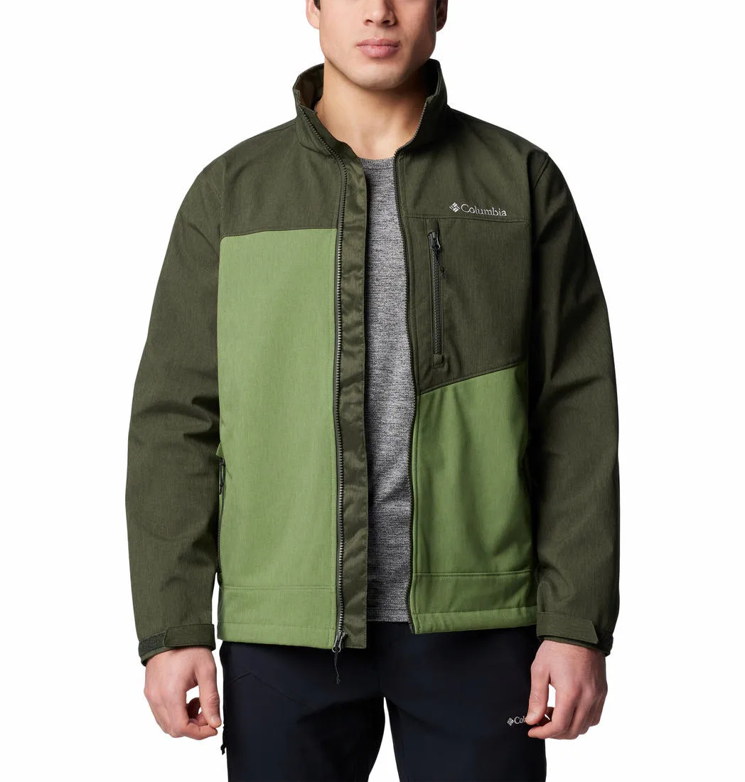 Fresh Layer Benchmark Columbia Men Green Cruiser Valley II Softshell