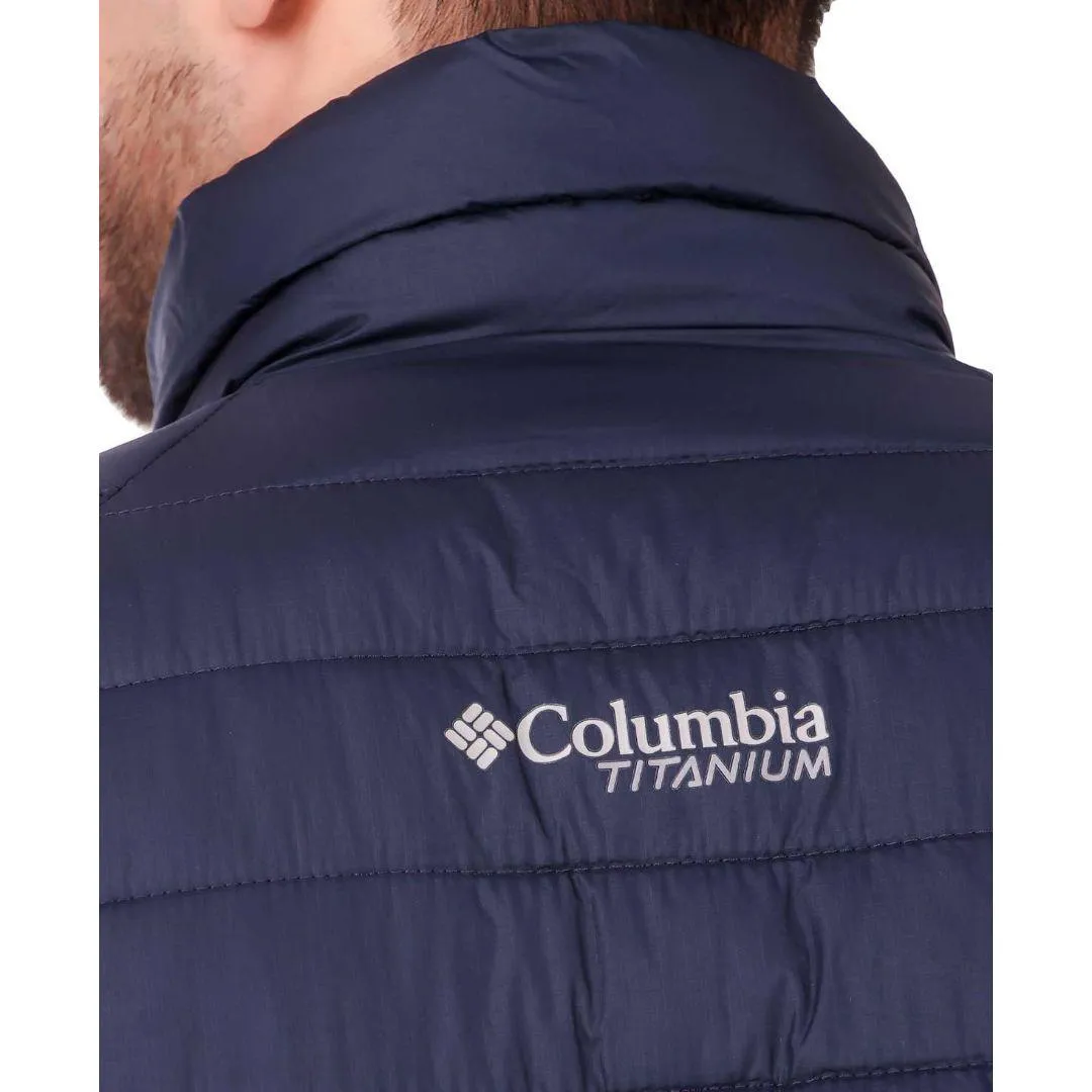 Columbia Men Blue Snow Country Jacket Forgiveness