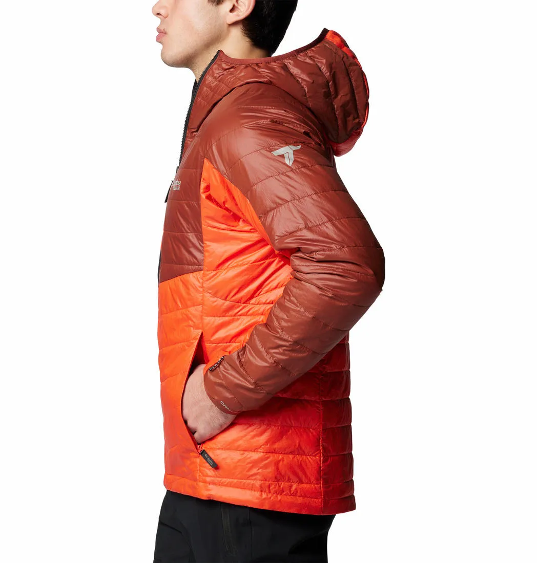 Fearlessness Maintain Columbia Men Orange Platinum Peak II Hooded Jacket