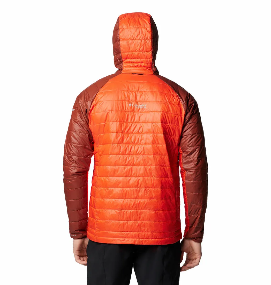 Autumn Concealer Columbia Men Orange Platinum Peak II Hooded Jacket
