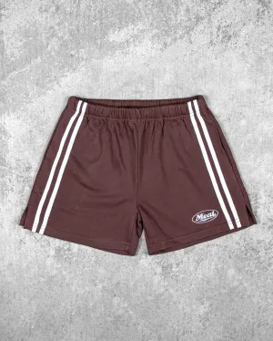 SQUATTING SHORTS ?C ATHLETIC / BROWN Soft Feel ski wear