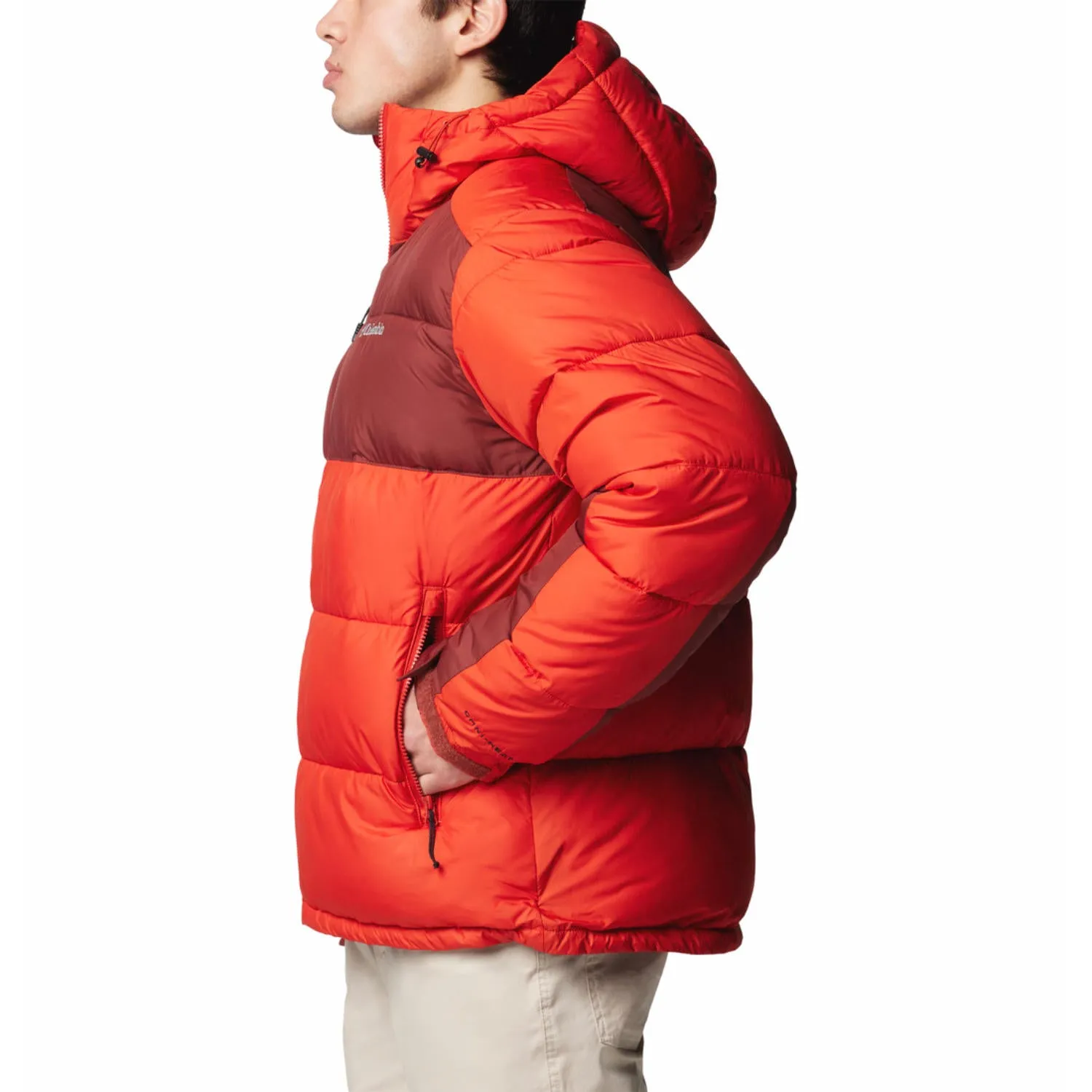 Package Columbia Men Red Pike Lake II Hooded Jacket