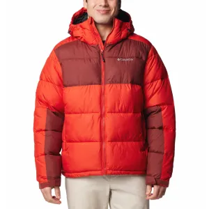 Magnetic Closure System Columbia Men Red Pike Lake II Hooded Jacket