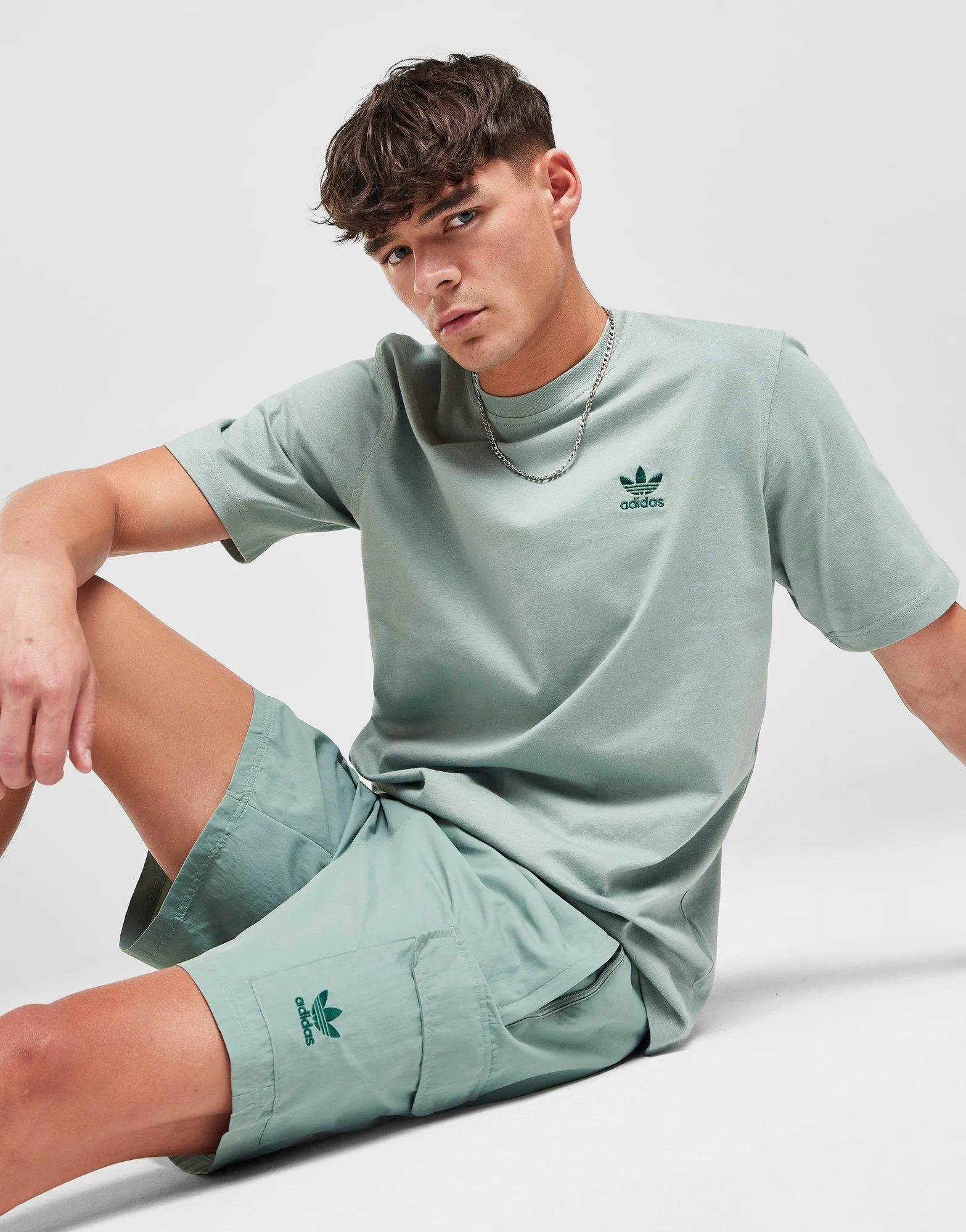 Cool Layering NonIrritating Fabric Trefoil Essentials T-Shirt