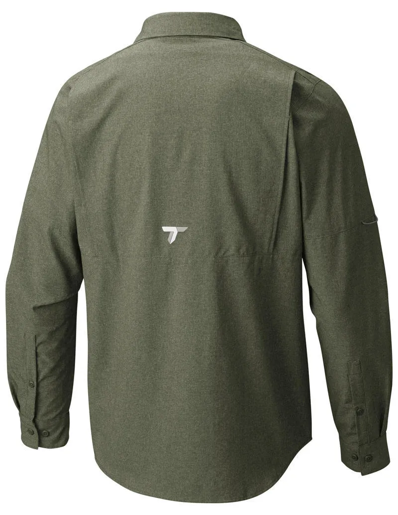 fresh start Columbia Men Green Irico Mens Long Sleeve Shirt