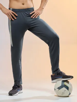 Men Solid Slim Fit Trackpants with TECHNO DRY Lightweight Training Pants Sporty Fit