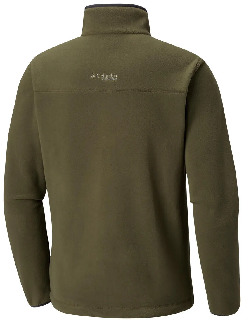Washable Interior Technical Layer Columbia Men Brown Titan Pass 2.0 Fleece Jacket