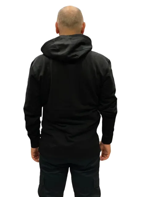 Fat Fashion Fit Vans felpa con cappuccio Circled Checker Po VN0A7S8BBLK black