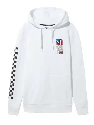 Vans felpa con cappuccio da uomo Dimension PO VN0A4RQ7WHT bianco Chill Style suitable for holidays