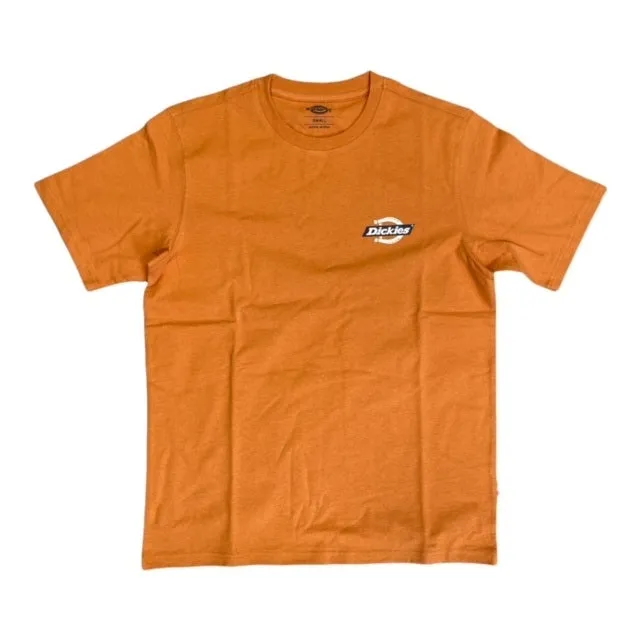 Dickies T-shirt manica corta da uomo Ruston Tee DK0A4XDC C38 giallo ocra Stretchy Fit Micro Perforation