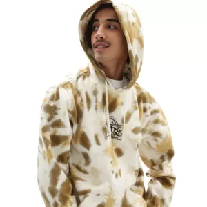 Vans Felpa con cappuccio da uomo Look Ahead Tie Dye Po Nutria VN0A5KEFZBN1 beige product warranty Minimal Fit