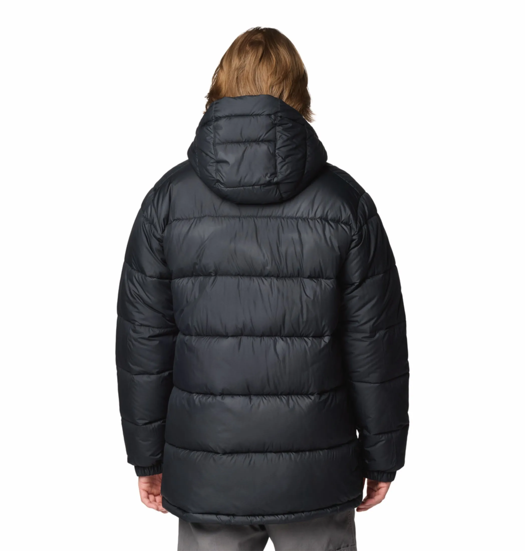 Columbia Men Black OmniHeat Reflective Pike Lake Parka Jacket family gathering clean design