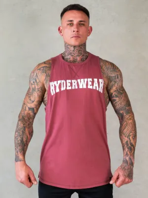 Daily Layer Comfortable Waist Octane Tank - Red Oxide