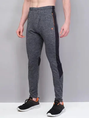 High-Quality Fit Men Melange Slim Fit Trackpants with TECHNO GUARD